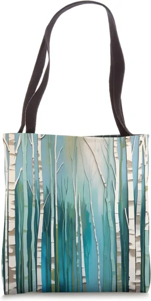 River Birch Blue Water Coastal Mangrove Swamp Wetland Nature Tote Bag
