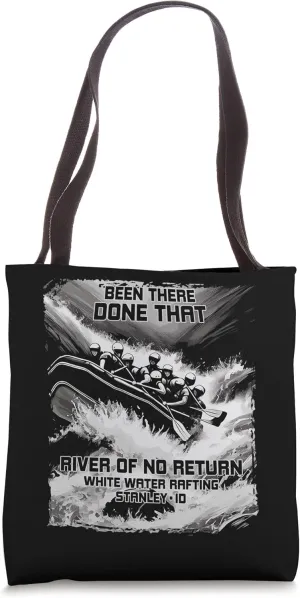 River of No Return White Water Rafting Rapids Idaho Raft Tote Bag