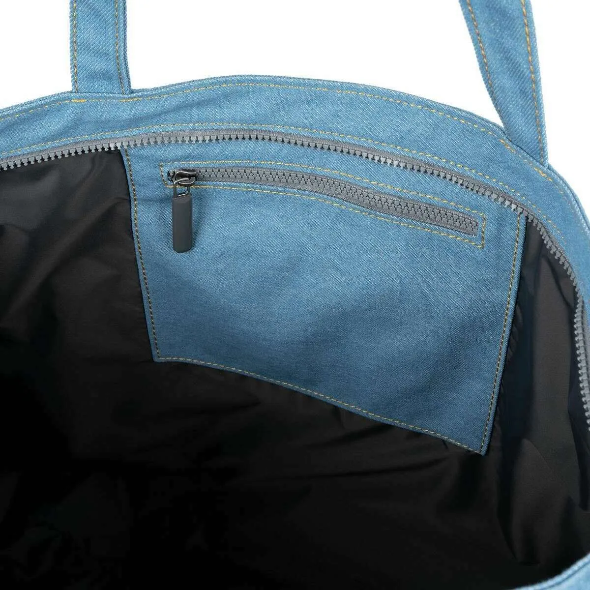 Roka Portobello N Large Tote Bag - Light Wash Denim Blue