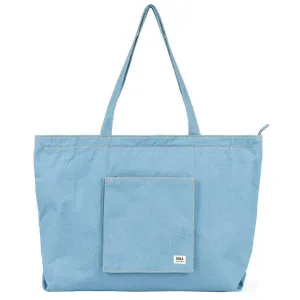 Roka Portobello N Large Tote Bag - Light Wash Denim Blue