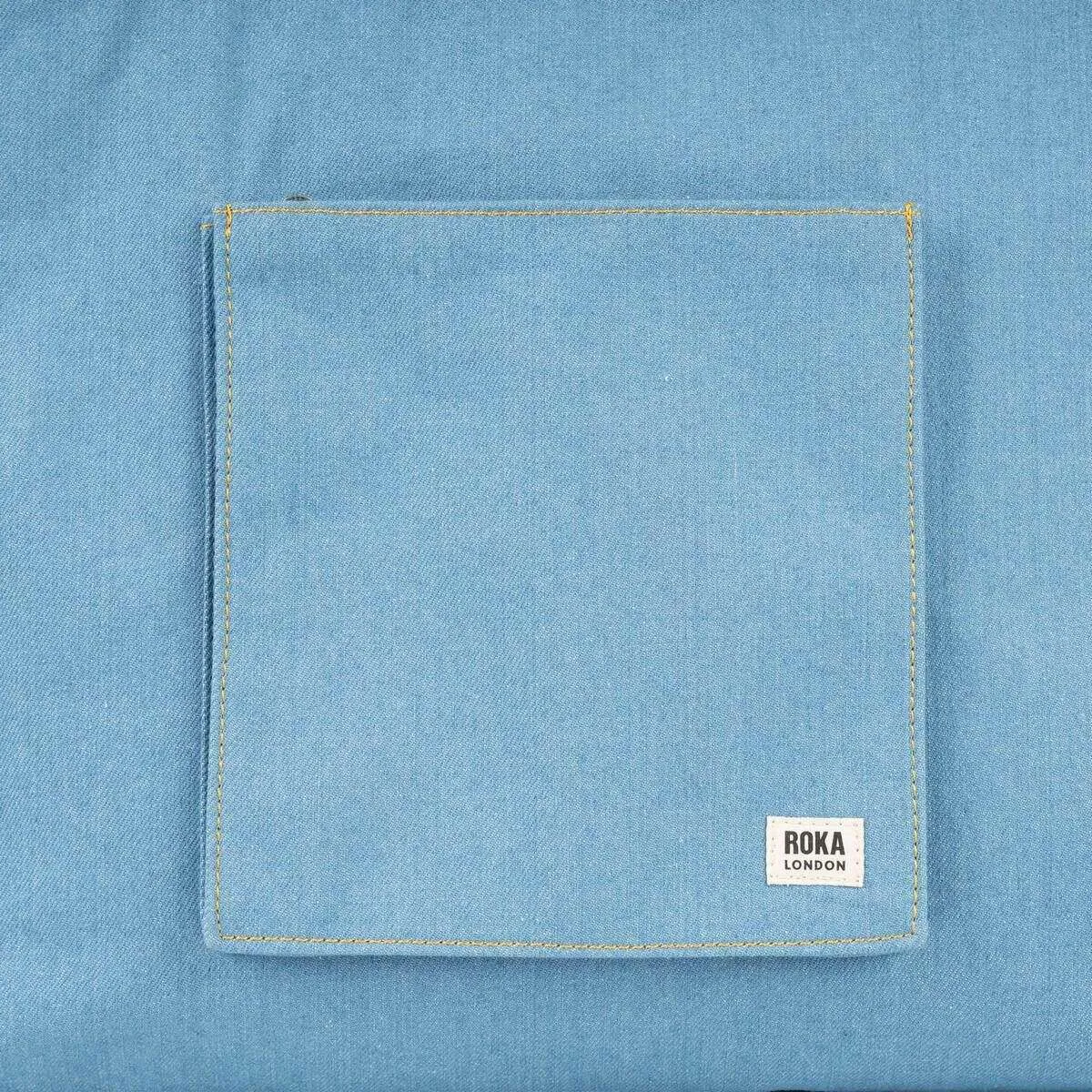 Roka Portobello N Large Tote Bag - Light Wash Denim Blue