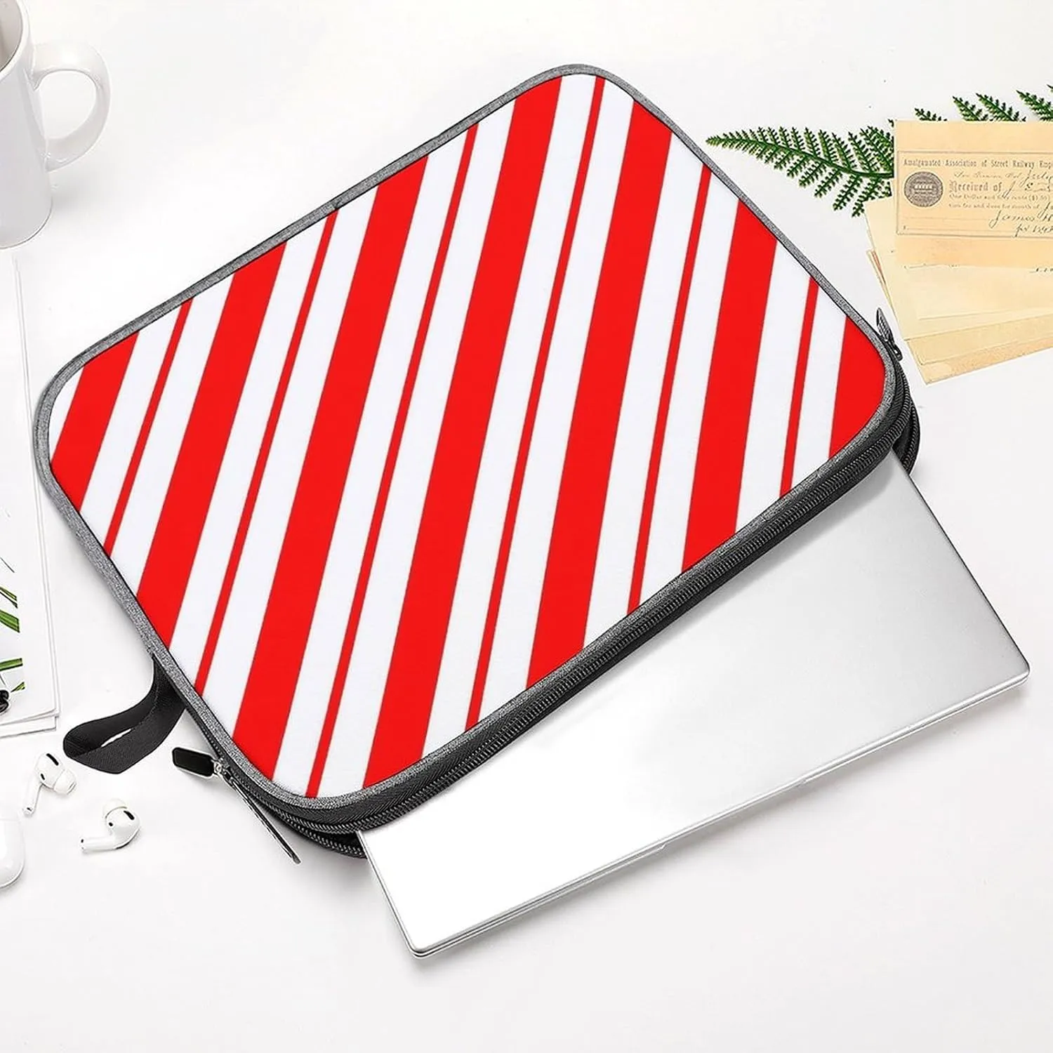 Ross Red Tartan Clans Large Capacity Portable Laptop Case Unisex