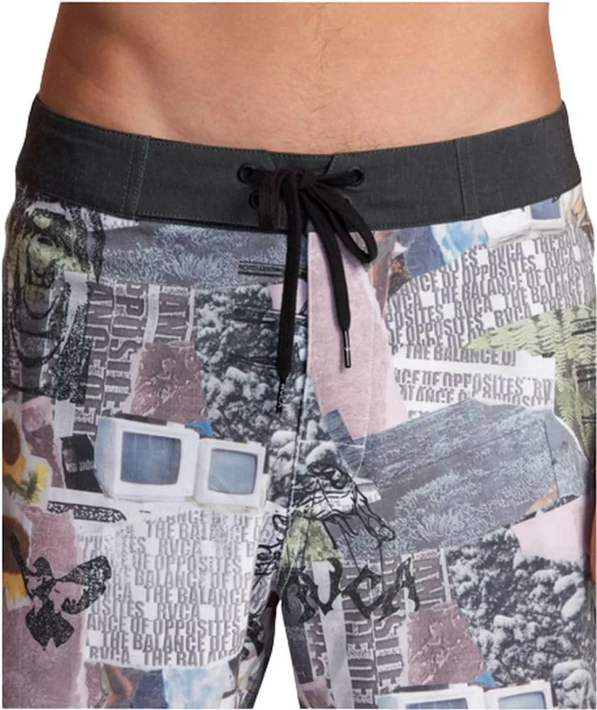 RVCA Men's Fixed Waist 17" Swim Trunk