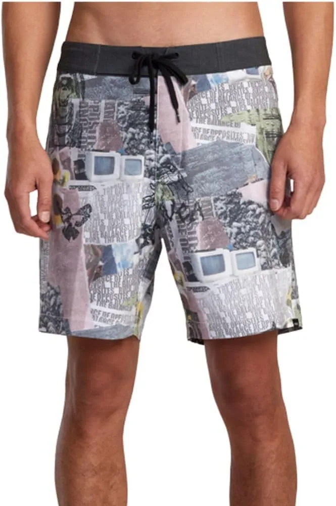 RVCA Men's Fixed Waist 17" Swim Trunk
