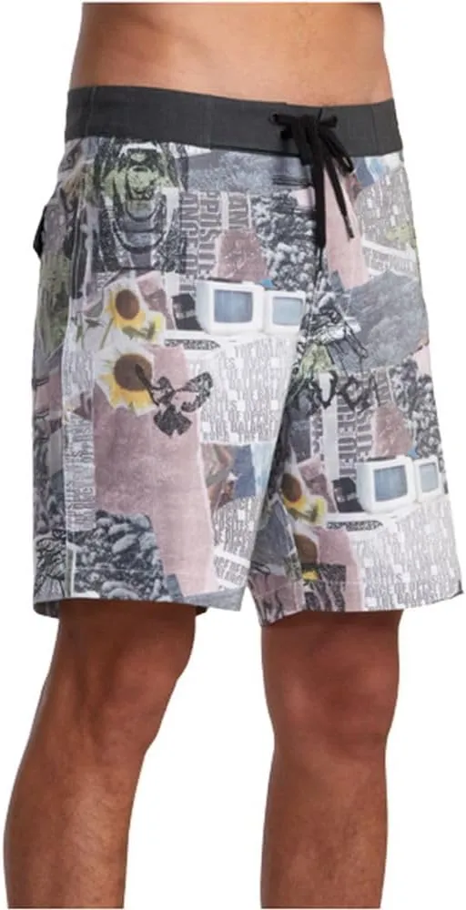 RVCA Men's Fixed Waist 17" Swim Trunk