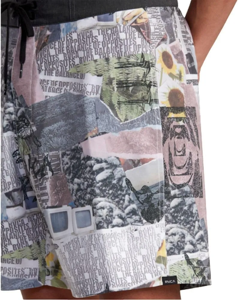RVCA Men's Fixed Waist 17" Swim Trunk