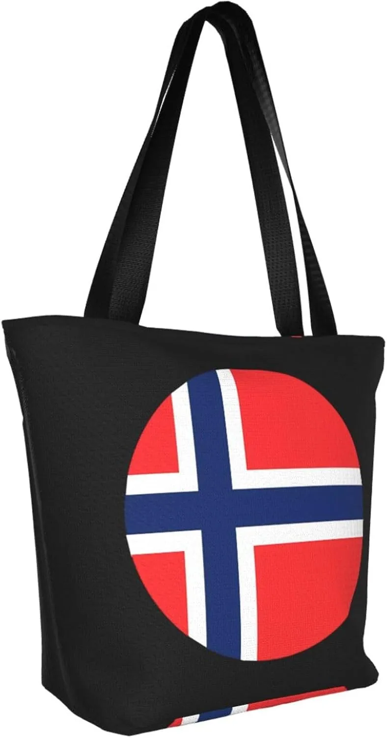 Salvadoran El Salvador Map Flag Women's Tote Bag Shoulder Bag Shopping Handbag Large Capacity Handbag With Zipper