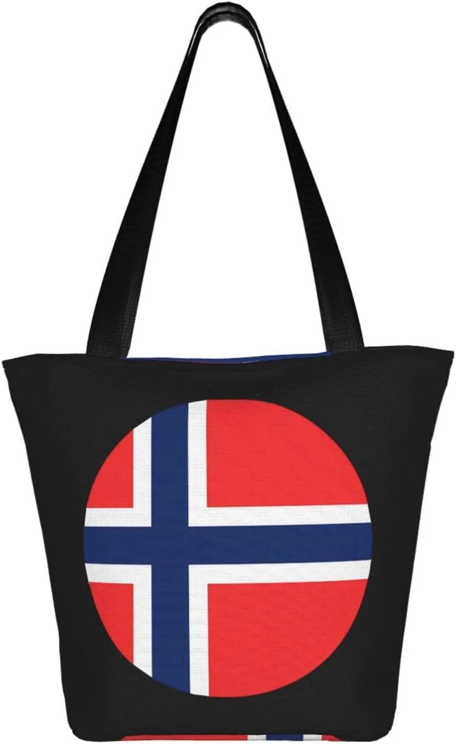 Salvadoran El Salvador Map Flag Women's Tote Bag Shoulder Bag Shopping Handbag Large Capacity Handbag With Zipper