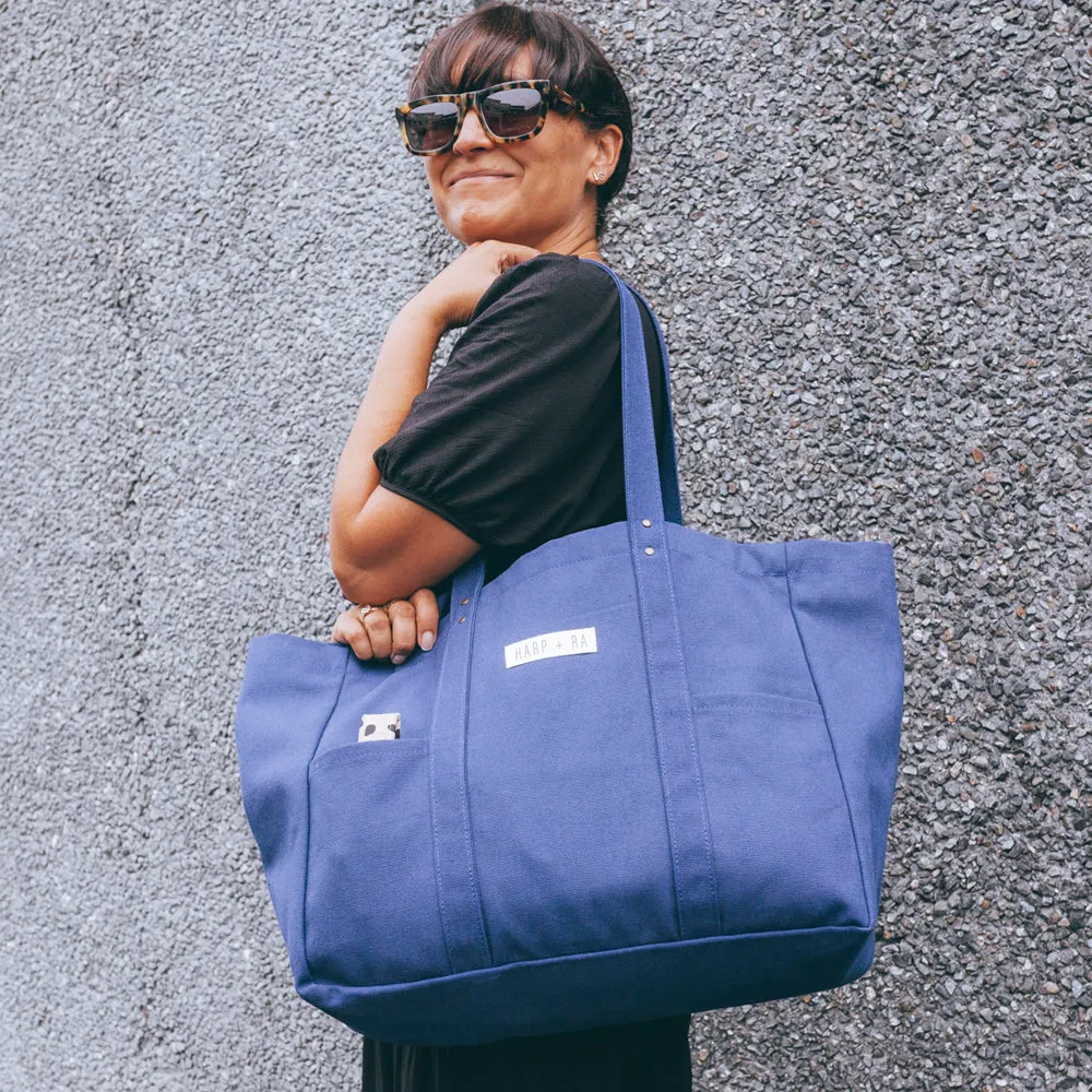 Sapphire Blue Large Tote