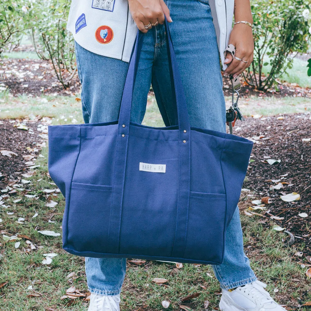 Sapphire Blue Large Tote