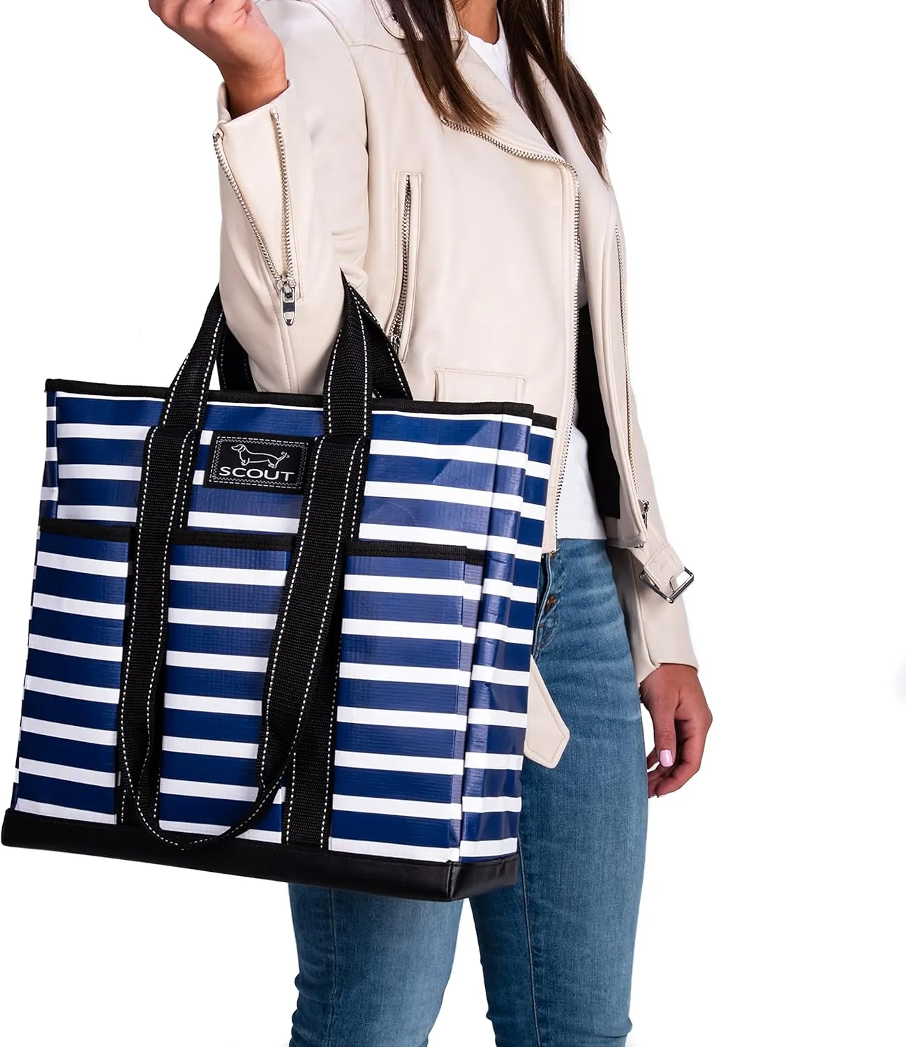 SCOUT Pocket Rocket - Work Tote For Women - 6 Exterior Pockets - Large Travel, Nurse, Teacher, Mom Bag