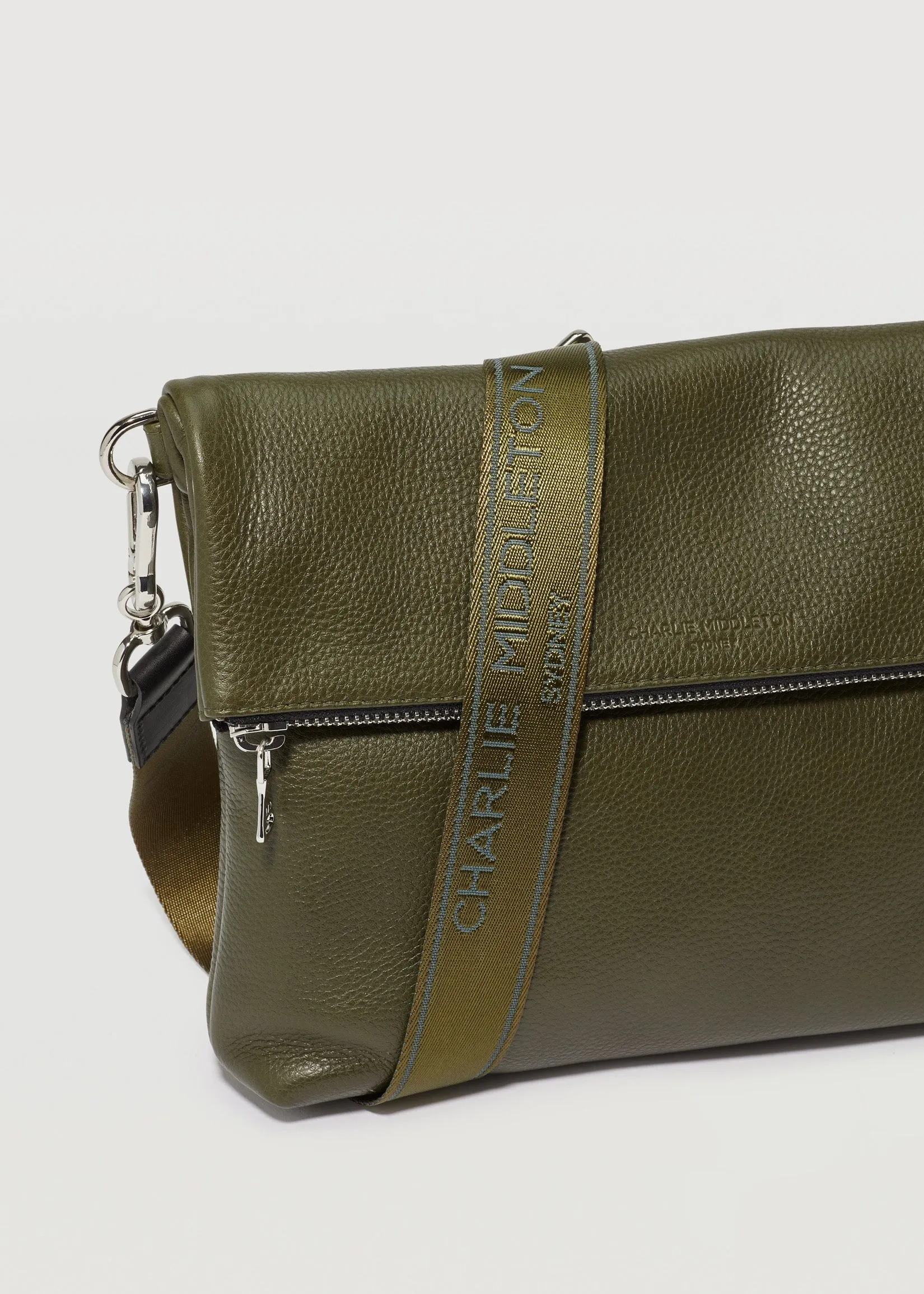 Seaweed Fold Over Satchel