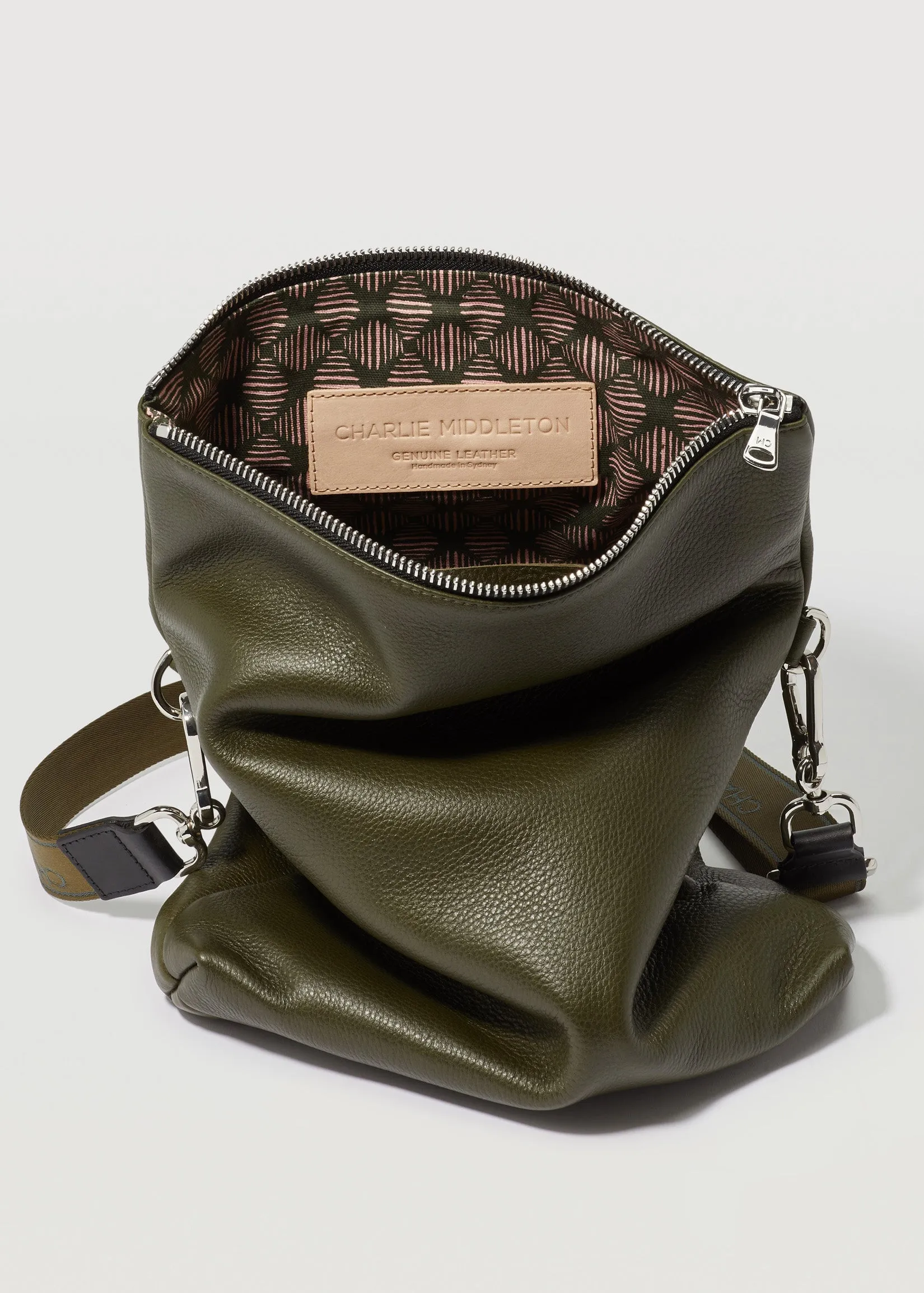 Seaweed Fold Over Satchel