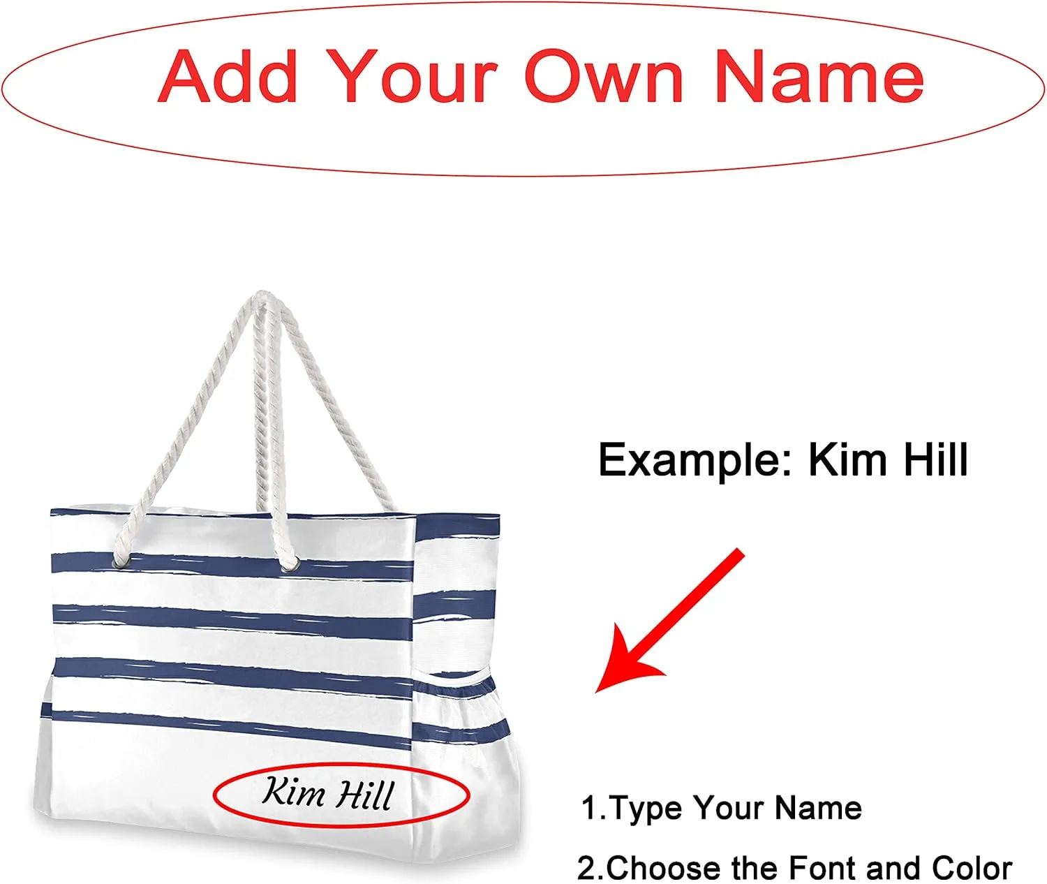 senya Large Beach Shoulder Bags Canvas Tote Water Resistant for Gym Travel Daily