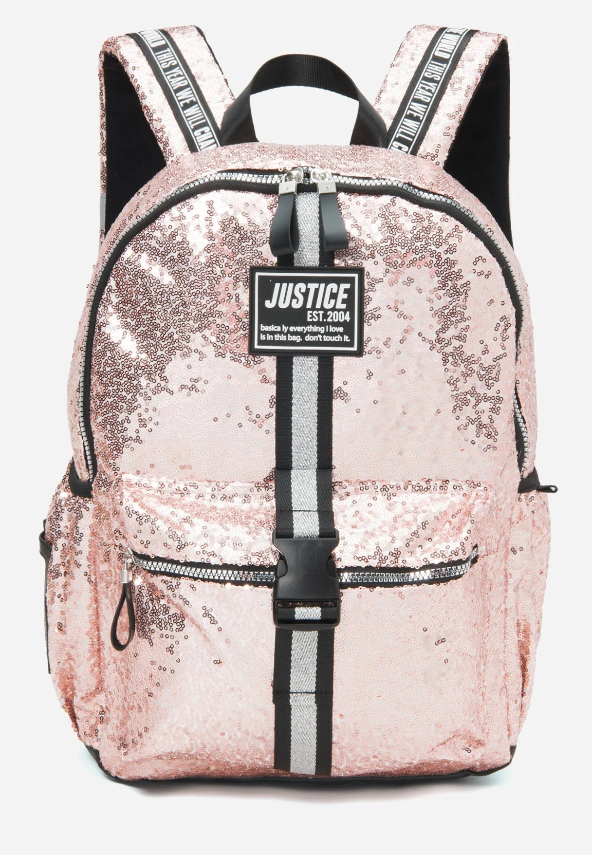 Shimmer Color Block Backpack Set