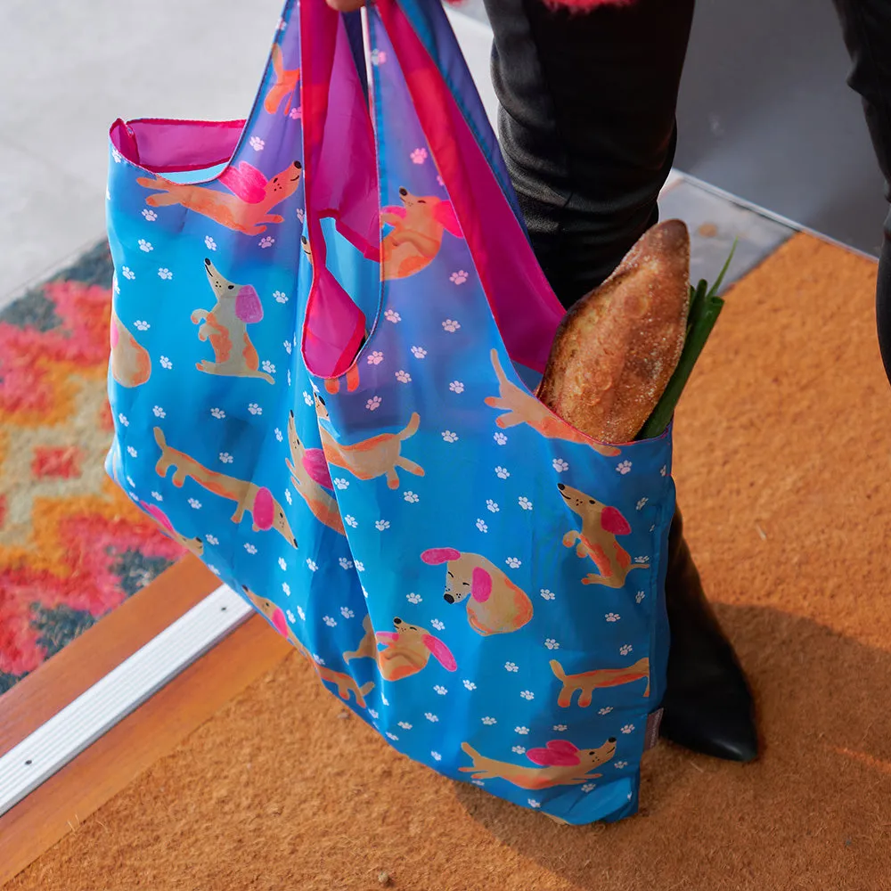 Shopping Tote - Dashing Dogs