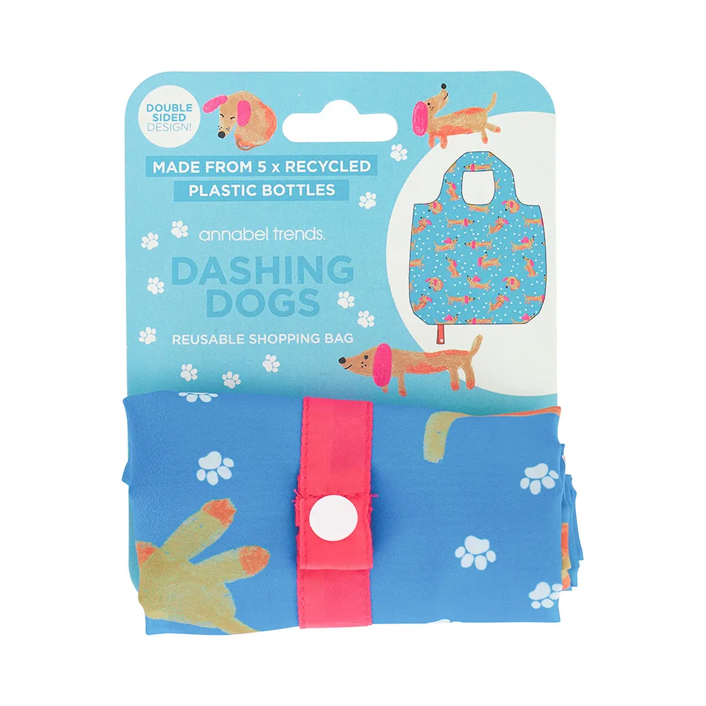 Shopping Tote - Dashing Dogs