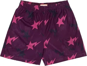 Shorts Breathable Mesh Drawstring Print Shorts Casual Workout Gym Basketball Running Short Pants