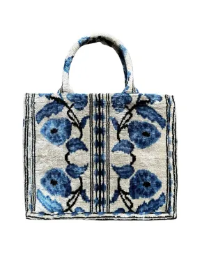 Silk Velvet Ikat Large Tote