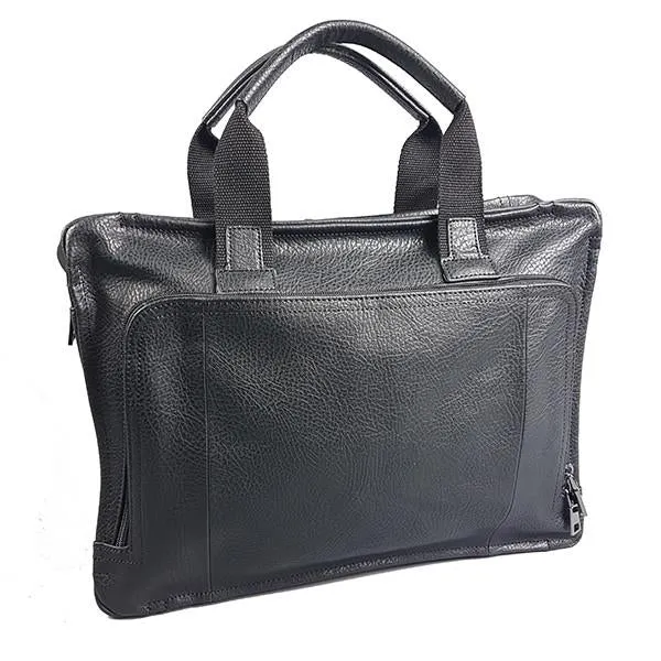 SIMON - Mens Leather Laptop Satchel Bag