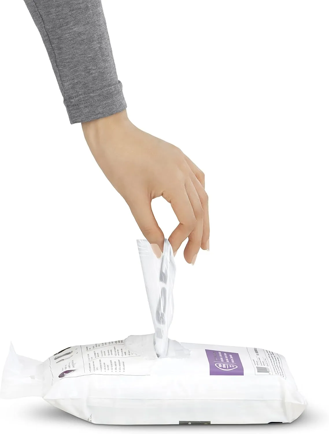 simplehuman Code V 100 Count in Dispenser Packs, Extra Durable Custom Fit Liners, Drawstring Trash Bags, 16-18 Liter/ 4.2-4.8 Gallon, White