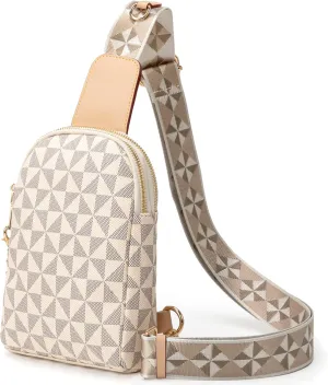 Sling Bag for Women, Crossbody Fanny Pack - Lightweight Chest Bag for Travel, Adjustable Strap & Hidden Pocket