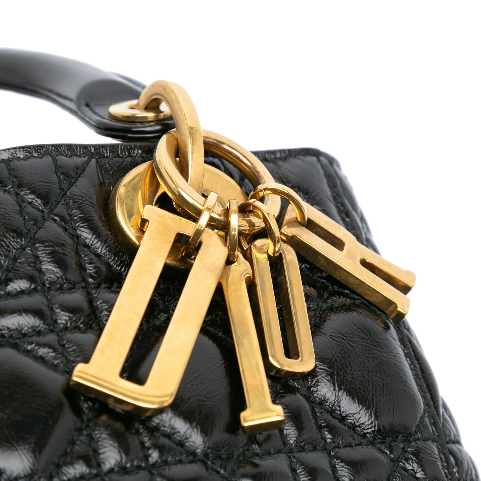 Small Crinkled Patent Cannage My ABCDior Lady Dior