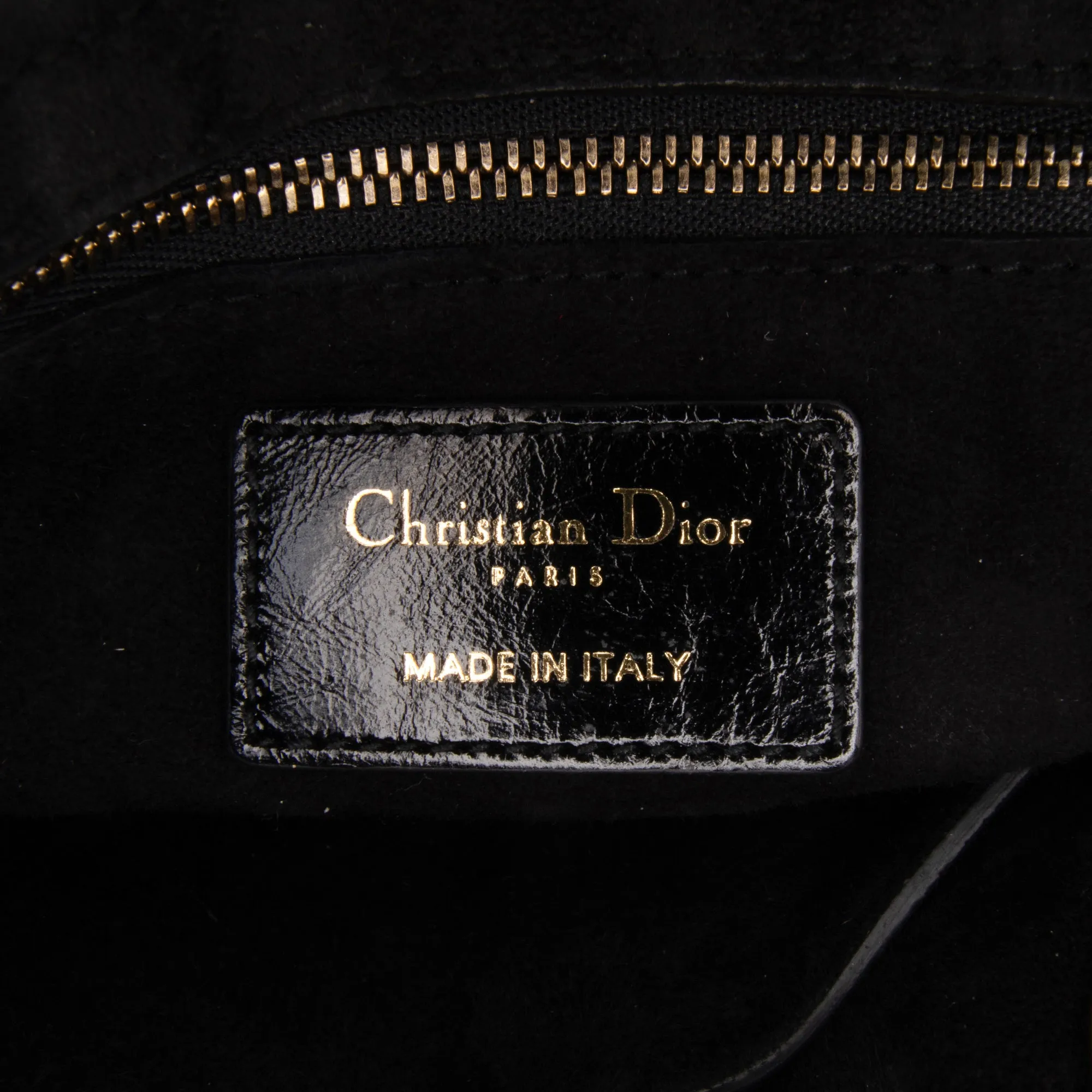 Small Crinkled Patent Cannage My ABCDior Lady Dior