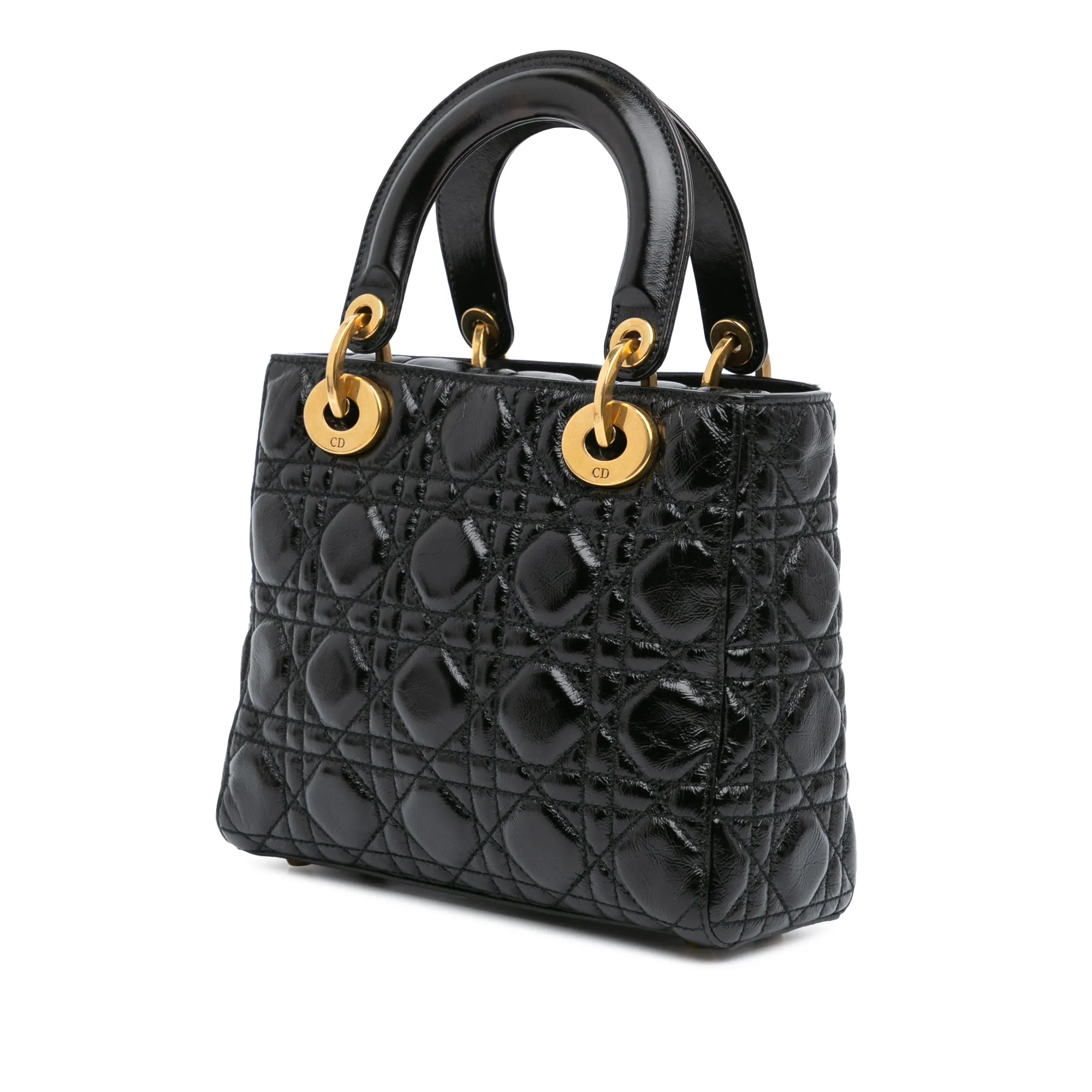 Small Crinkled Patent Cannage My ABCDior Lady Dior