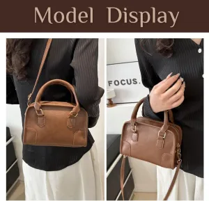 Small Crossbody Satchel Bag for Women Leather Shoulder Handbags