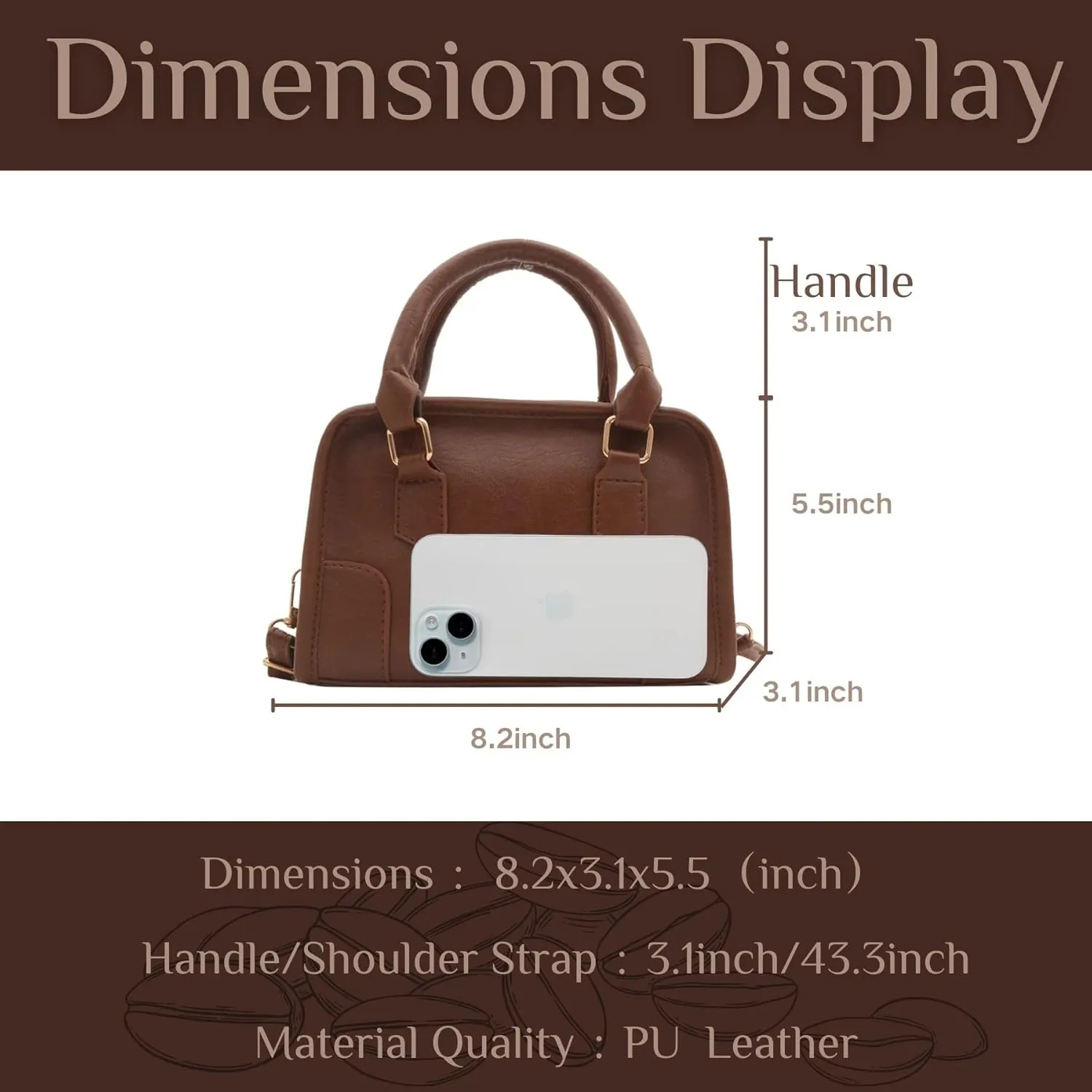 Small Crossbody Satchel Bag for Women Leather Shoulder Handbags