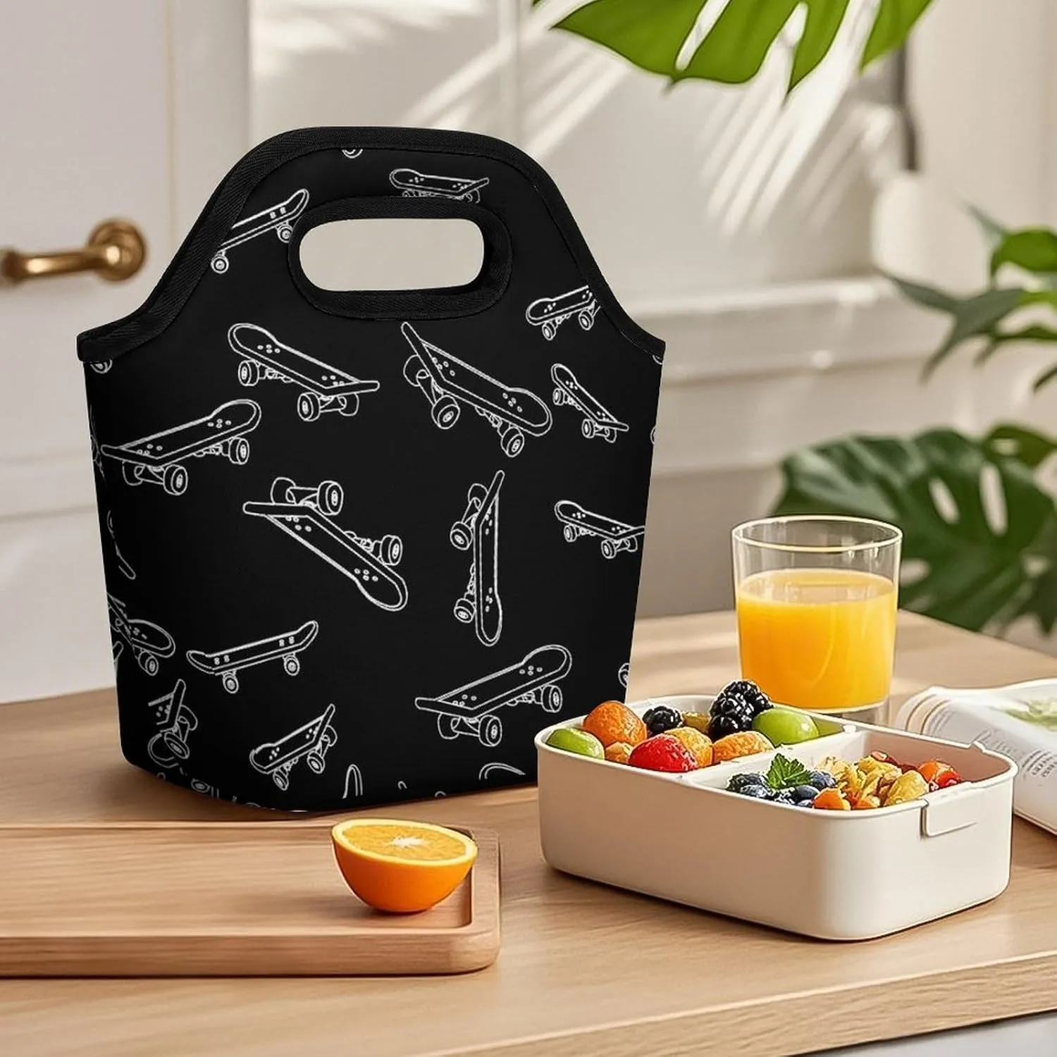 Southwest Canyons Diamon Portable Portable Dining Bag, Large Capacity Dining Bag
