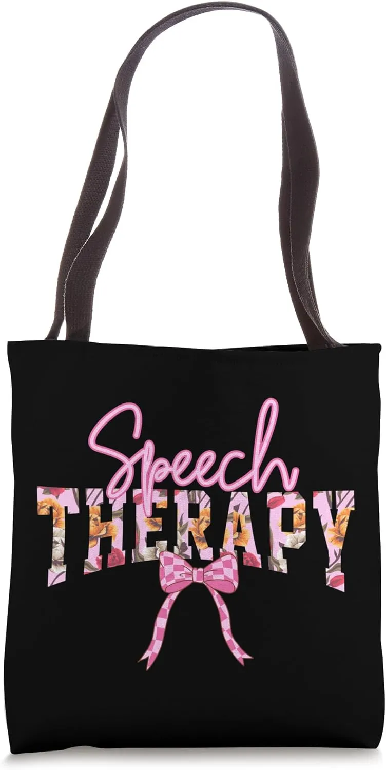 Speech Therapy Speech Therapist Language Pathologist Tote Bag