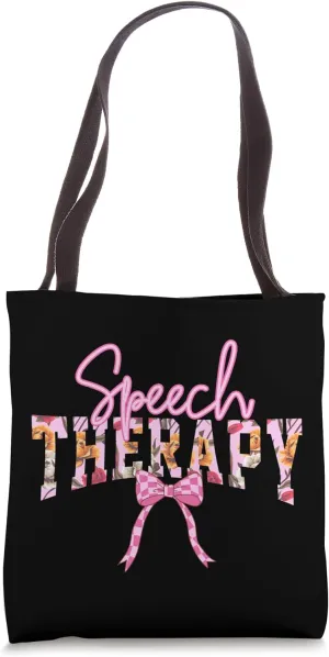 Speech Therapy Speech Therapist Language Pathologist Tote Bag