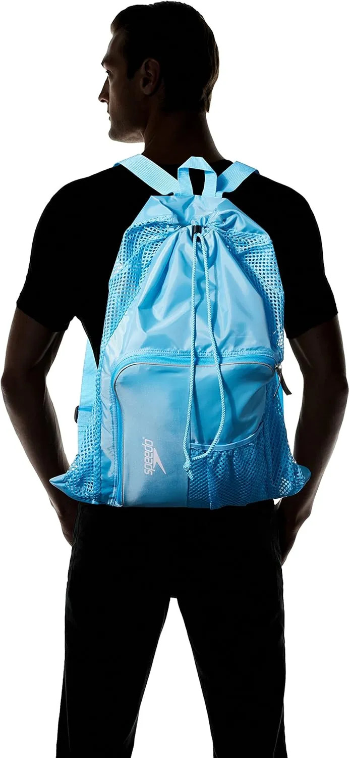 Speedo Unisex-Adult Drawstring Deluxe Ventilator Mesh Equipment Bag