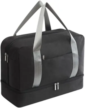 Sports Training Gym Shoes Storage Men Woman Fitness Bags Durable Multifunction Handbag Outdoor Sporting Tote (Black)