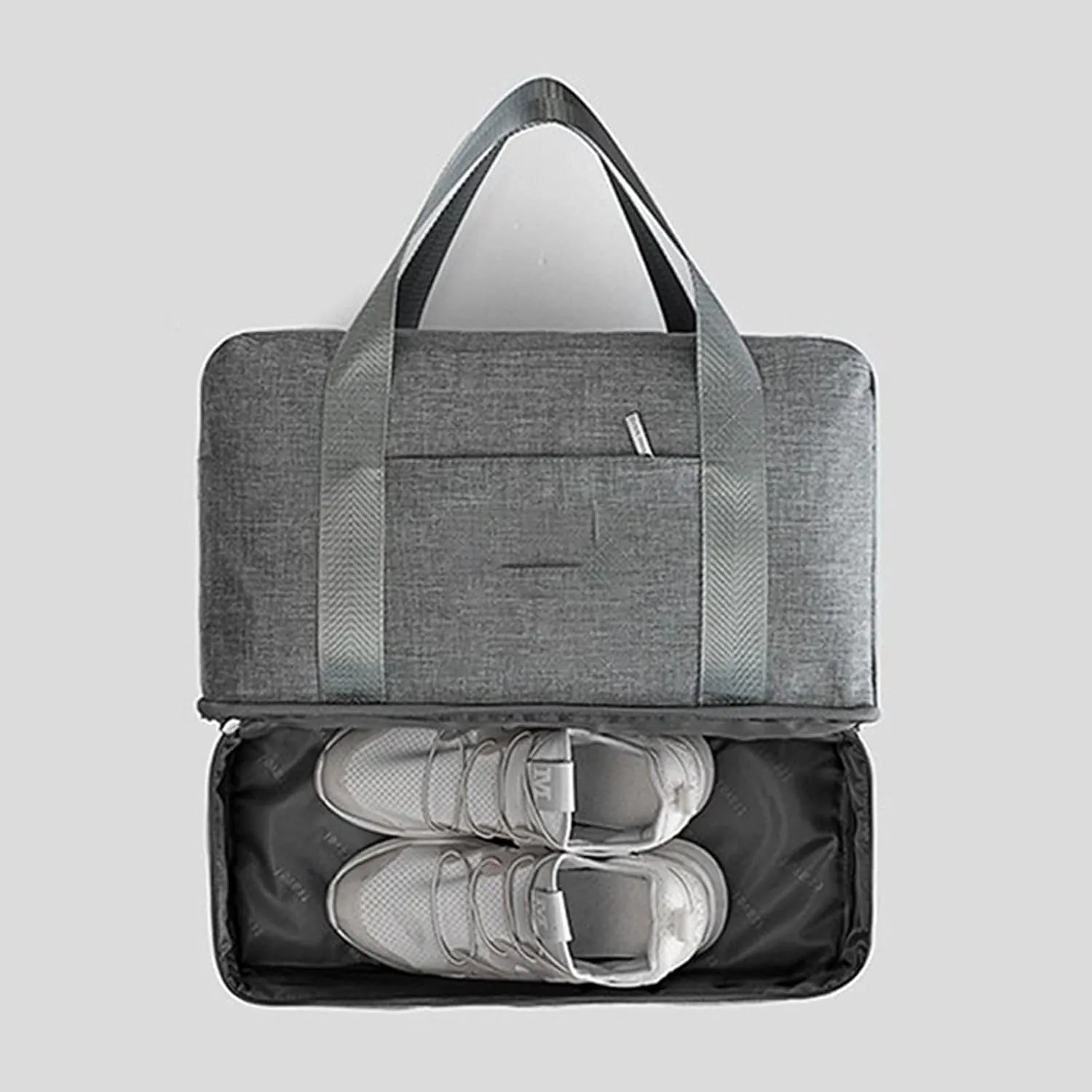Sports Training Gym Shoes Storage Men Woman Fitness Bags Durable Multifunction Handbag Outdoor Sporting Tote (Black)
