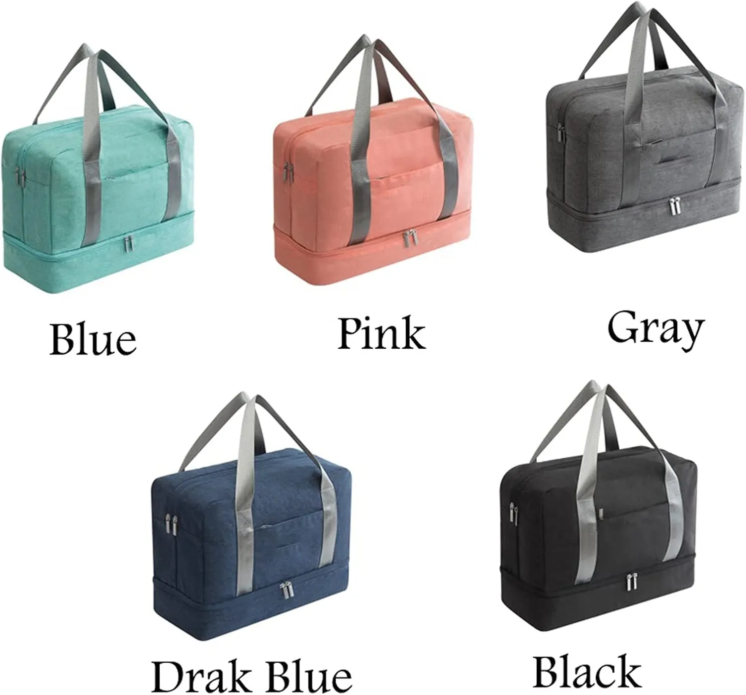 Sports Training Gym Shoes Storage Men Woman Fitness Bags Durable Multifunction Handbag Outdoor Sporting Tote (Black)
