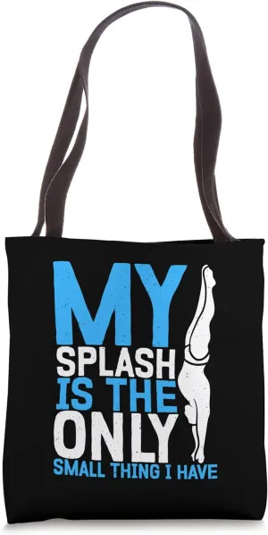 Springboard Diving Dive Platform Diver Tote Bag