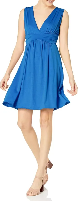 Star Vixen Women's Sleeveless Empire-Waist Dress