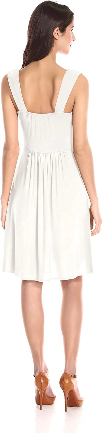 Star Vixen Women's Sleeveless Empire-Waist Dress