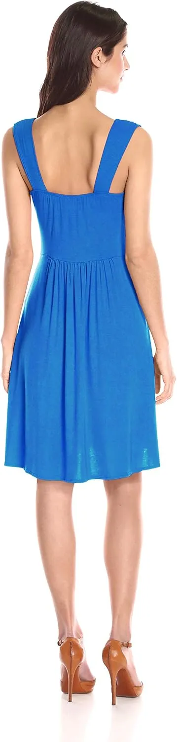 Star Vixen Women's Sleeveless Empire-Waist Dress