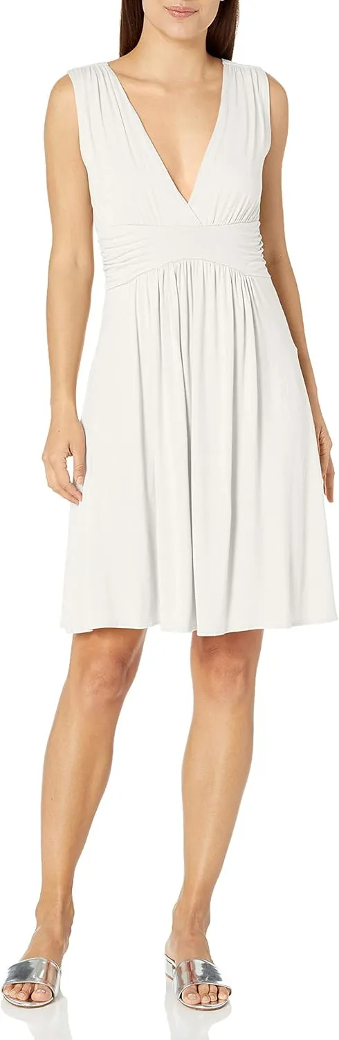 Star Vixen Women's Sleeveless Empire-Waist Dress