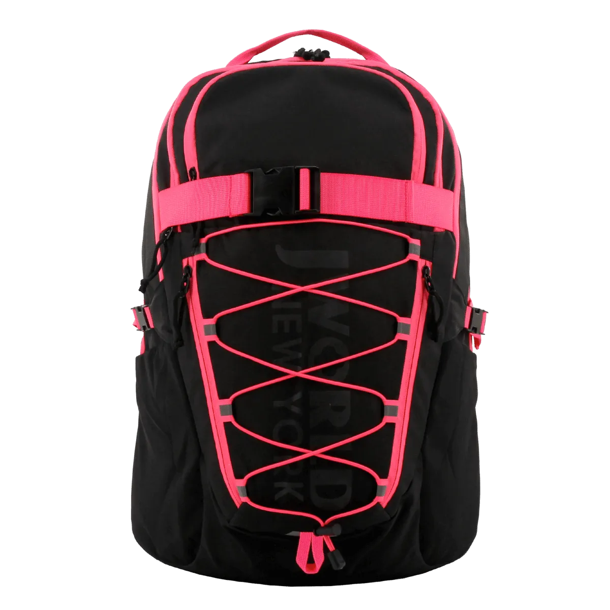 Stride Laptop Backpack in Black Pink