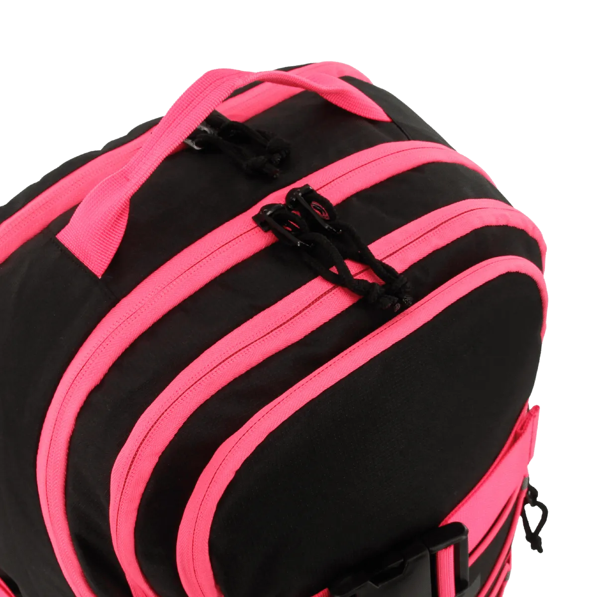 Stride Laptop Backpack in Black Pink