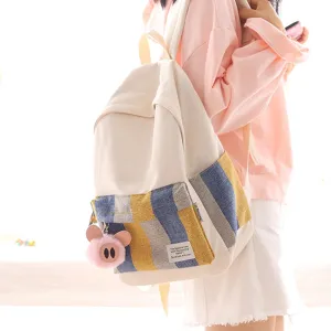 Stripe Pocket Backpack