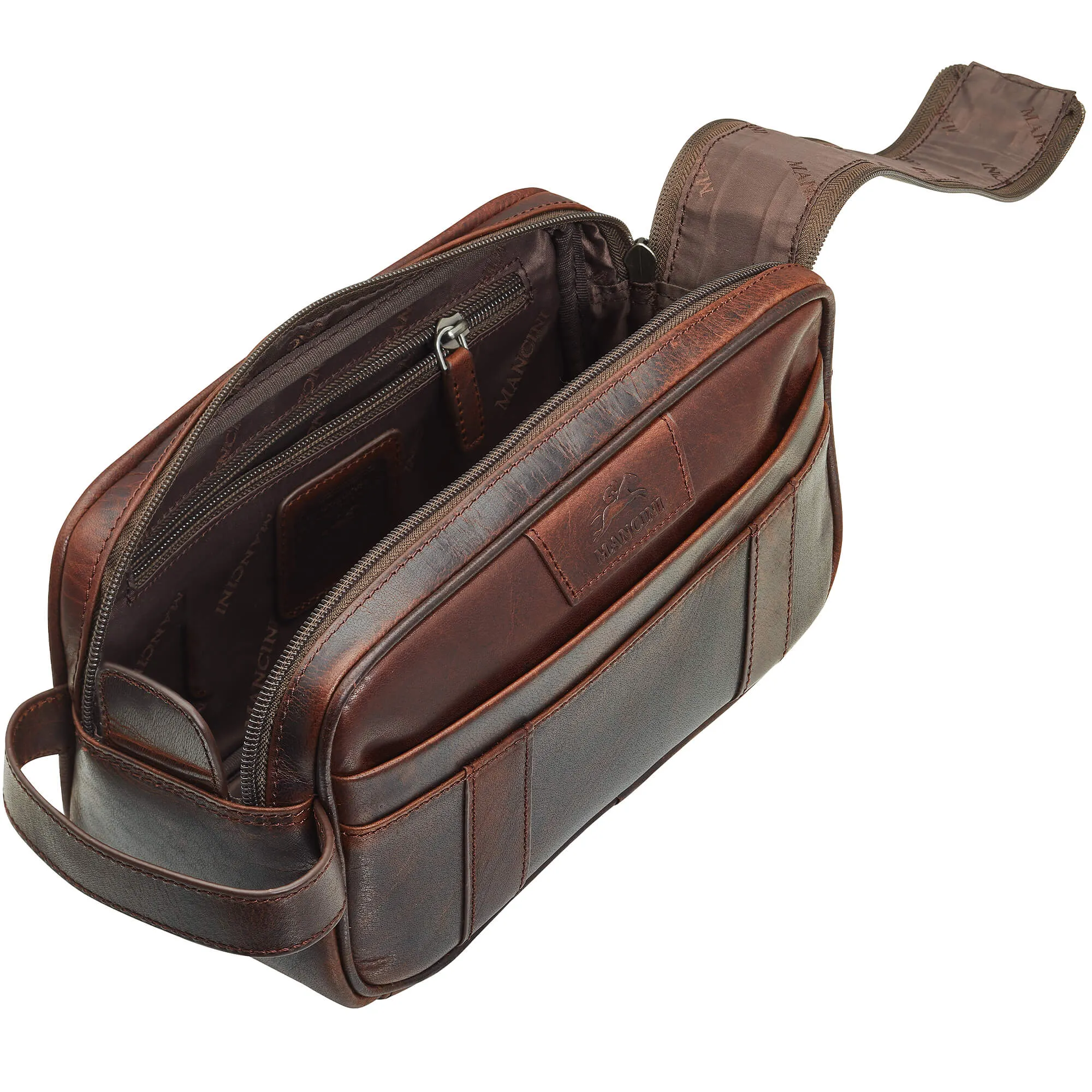 Student discount Zipper Toiletry Bag Collection Top Exclusive discounts Mancini Dual Buffalo