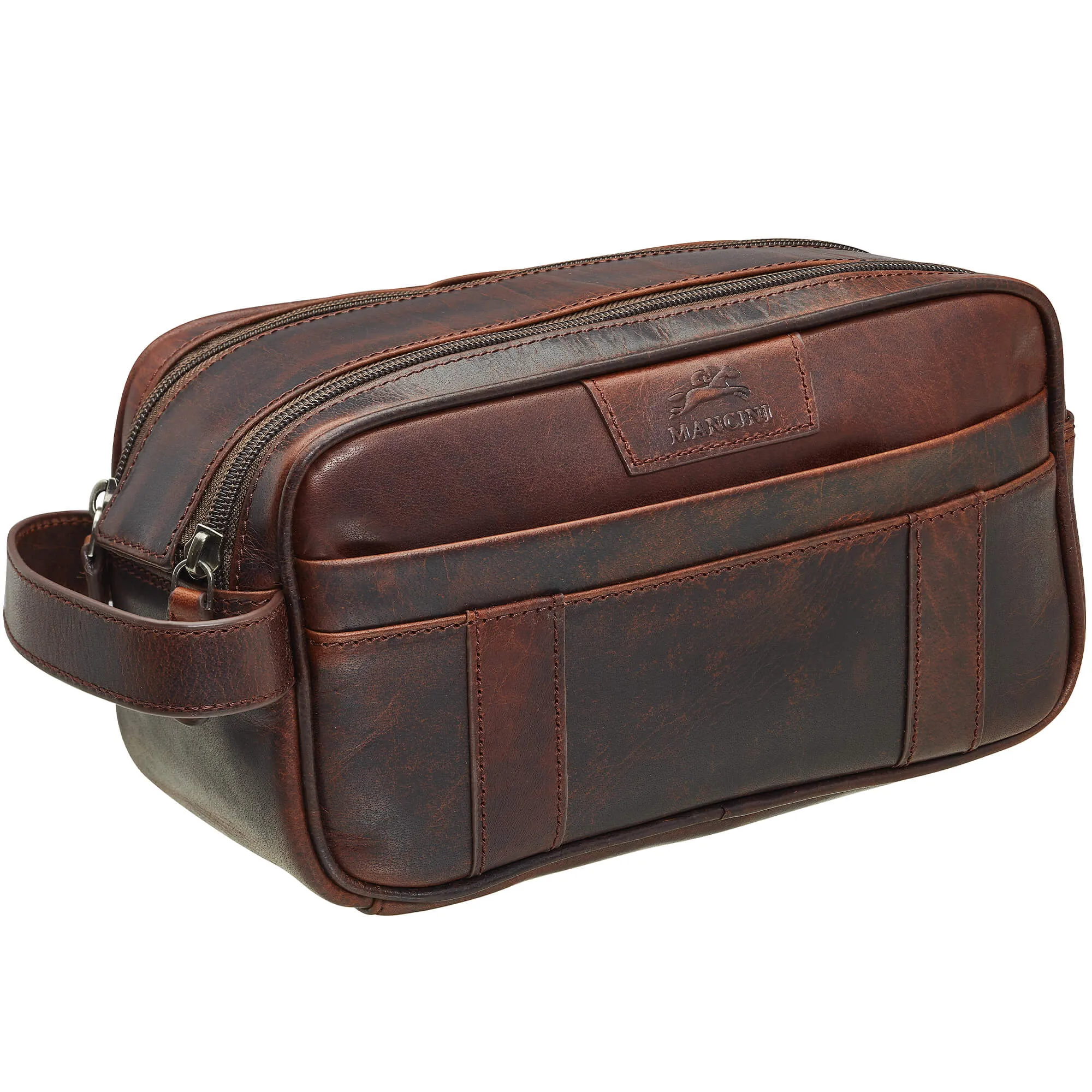Student discount Zipper Toiletry Bag Collection Top Exclusive discounts Mancini Dual Buffalo