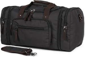 Stylish Duffle Bag for Travel – Expandable to 40L Lightweight and Waterproof Weekender Bag with Multiple Pockets and Adjustable Shoulder Strap for Men & Women – A Premium Carry On Duffle Bag