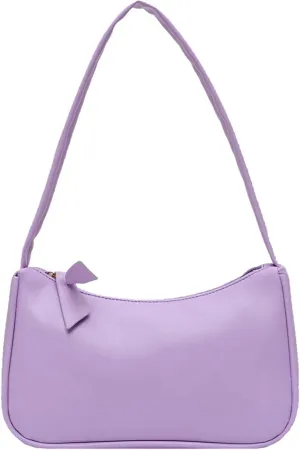 Suillty Women Vintage Underarm Shoulder Bag PU Leather Small Tote Wallet Handbag Clutch Purse